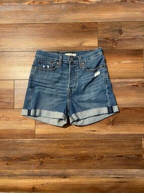 Levi's The Wedgie Rolled Cuff Denim Shorts